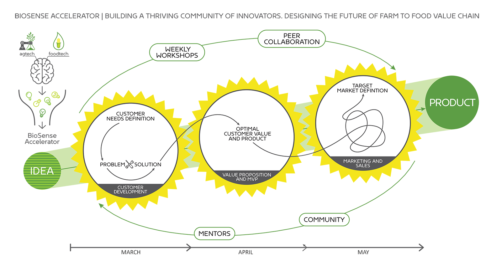 Biosense accelerator value chain